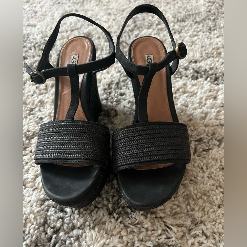 UGG Women’s Wedges Black Size 6
